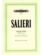 Antonio Salieri: Requiem in C minor - SATB (noty na sborový zpěv, klavír)