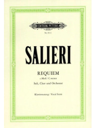 Antonio Salieri: Requiem in C minor - SATB (noty na sborový zpěv, klavír)