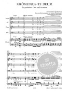 Antonio Salieri: Krönungs - Te Deum (noty na sborový zpěv, klavír)