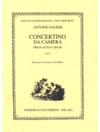 Antonio Salieri: Concertino per flauto e archi (noty pro příčnou flétnu, smyčcový orchestr)