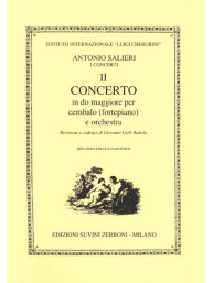 Antonio Salieri: In Do Magg Per Pianoforte E Orchestra (noty na čtyřruční klavír)