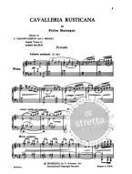 Pietro Mascagni: Cavalleria Rusticana (noty na klavír, zpěv)
