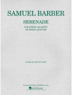 Samuel Barber: Serenade for Strings, Op. 1 (noty pro smyčcový kvartet, party, partitura)