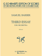 Samuel Barber: Third Essay for Orchestra (noty pro symfonický orchestr, partitura)