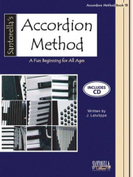 Santorella’s Accordion Method Book 1, 1B (noty na akordeon)(+audio)