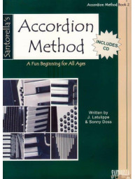 Santorella’s Accordion Method Book 2 (noty na akordeon)(+audio)