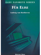 Ludwig van Beethoven: Für Elise (noty na snadný klavír)