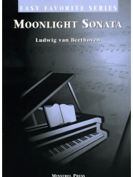 Ludwig van Beethoven: Moonlight Sonata (noty na snadný klavír)