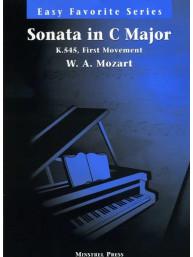 W.A. Mozart: Sonata In C Major, K.545, 1st movement (noty na snadný klavír)