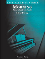 Edvard Grieg: Morning From Peer Gynt Suite (noty na snadný klavír)