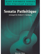 Ludwig van Beethoven: Sonata Pathetique (noty, tabulatury na snadnou kytaru)