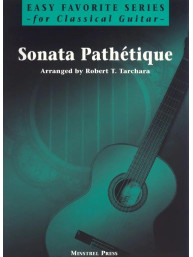 Ludwig van Beethoven: Sonata Pathetique (noty, tabulatury na snadnou kytaru)