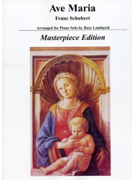 Franz Schubert: Ave Maria - Masterpiece Edition (noty na klavír)