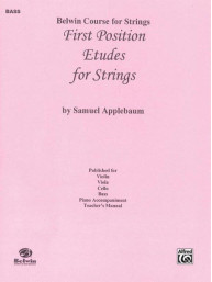 Samuel Applebaum: First Position Etudes for Strings (noty na kontrabas)
