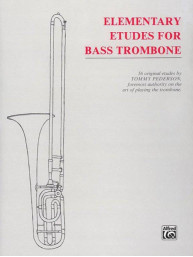 Tommy Pederson: Elementary Etudes for Bass Trombone (noty na pozoun)