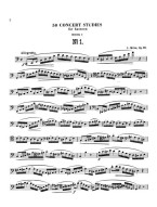 Ludwig Milde: Fifty Concert Studies, Op. 26 (noty na fagot)