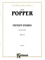 David Popper: 15 Etudes for Cello, op. 76 (noty na violoncello)