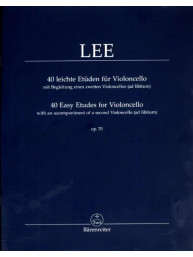 Sebastian Lee: 40 Leichte Etudes Op.70 (noty na violoncello)
