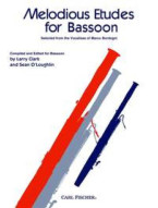 Marco Bordogni: Melodious Etudes for Bassoon (noty na fagot)