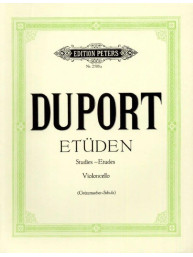 Jean-Louis Duport: 21 Etudes (noty na violoncello)