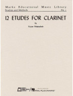Victor Polatschek: 12 Etudes for Clarinet (noty na klarinet)