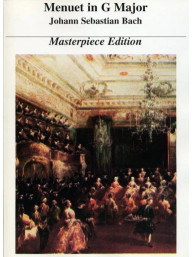 Johann Sebastian Bach: Menuet in G Major - Masterpiece Edition (noty na klavír)