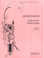 Jakob Sakom: School of Violoncello Etudes 1 (noty na violoncello)