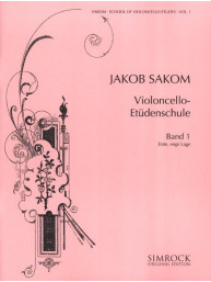 Jakob Sakom: School of Violoncello Etudes 1 (noty na violoncello)