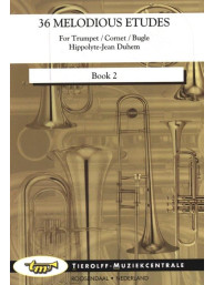 Hippolyte-Jean Duhem: 36 Melodious Etudes Book 2 (noty na trubku, kornet)
