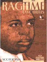 Scott Joplin: Ragtime Favourites (noty na příčnou flétnu)(+audio)