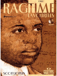 Scott Joplin: Ragtime Favourites (noty na violoncello)(+audio)