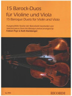 15 Baroque Duets (noty na housle, violu)