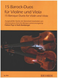 15 Baroque Duets (noty na housle, violu)