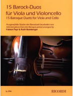 15 Baroque Duets (noty na violu, violoncello)
