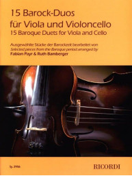 15 Baroque Duets (noty na violu, violoncello)