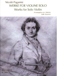 Niccolo Paganini: Works for Solo Violin (noty na housle)