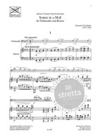 Alexander Zemlinsky: Sonate in a-Moll (noty na violoncello, klavír)