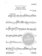 Alexander Zemlinsky: Sonate in a-Moll (noty na violoncello, klavír)