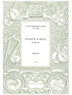 Carl Philipp Emanuel Bach: Sonate a-Moll (noty na příčnou flétnu)