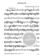 Carl Philipp Emanuel Bach: Sonate C-Dur (noty na příčnou flétnu, klavír)