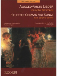 Selected German Art Songs from Zelter to Strauss - High Voice (noty na klavír, zpěv)