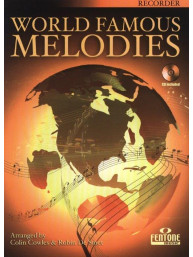 World Famous Melodies (noty na zobcovou flétnu)(+audio)