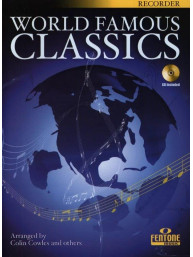 World Famous Classics (noty na zobcovou flétnu)(+audio)