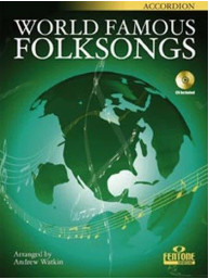 World Famous Folksongs (noty na akordeon)(+audio)
