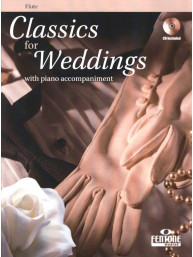 Classics for Weddings (noty na příčnou flétnu, klavír)(+audio)