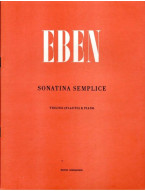 Petr Eben: Sonatina semplice (noty na housle, klavír)
