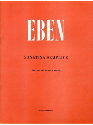 Petr Eben: Sonatina semplice (noty na housle, klavír)