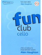 Alan Haughton: Fun Club Cello - Grade 1-2 (noty na violoncello, klavír)(+audio)