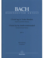J.S. Bach: Cantata Christ lay by death enshrouded BWW 4 (noty na klavír, zpěv)