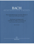 J.S. Bach: Keyboard Arrangements of Works by Other Composers 2 - BWV 978-984 (noty na klavír)